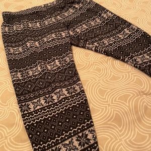 French Laundry pants, fuzzy polyester blend, machine washable, 2X